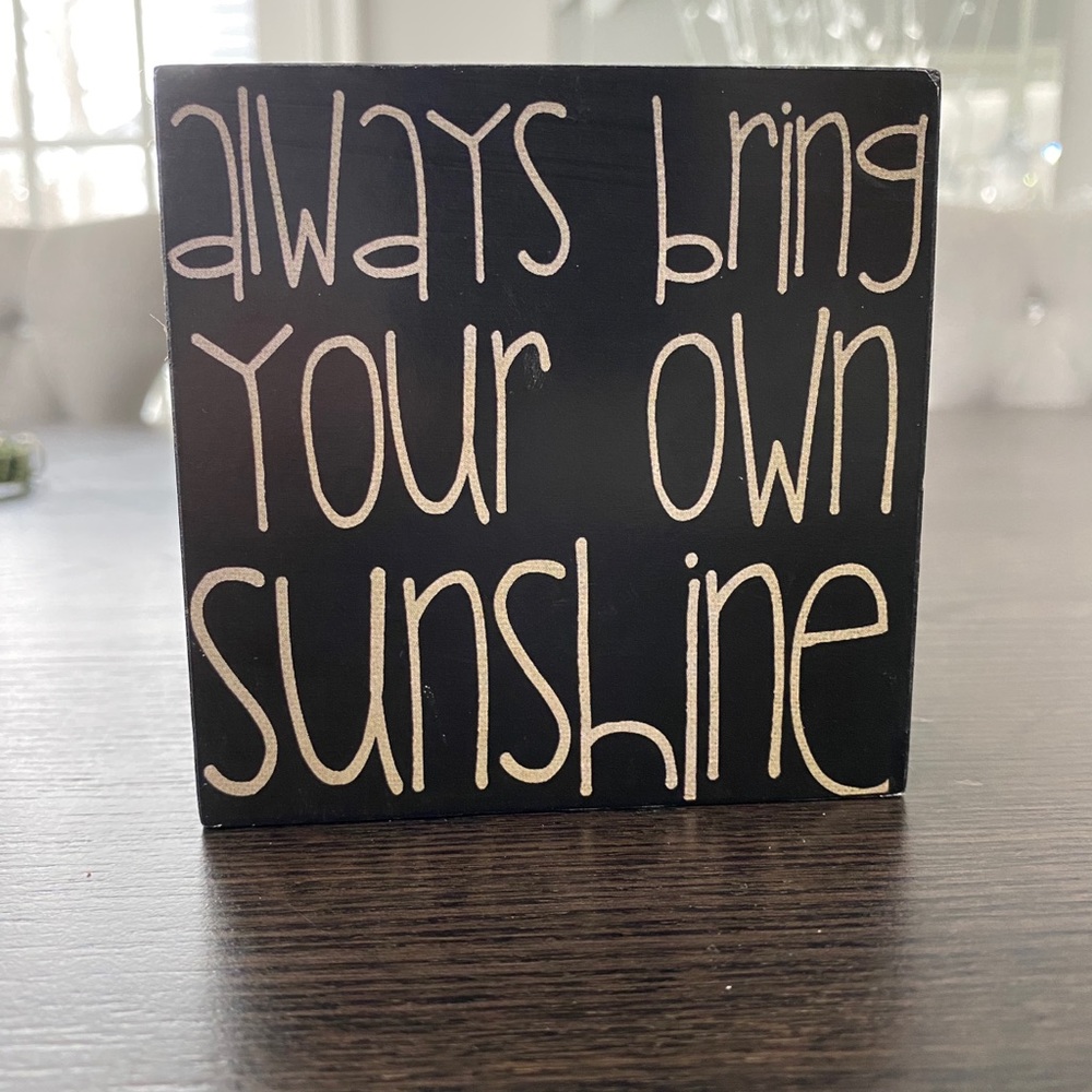 decorative sign